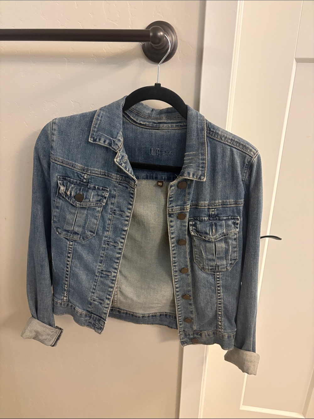 KUT Denim Jacket - Light Blue Women's Jean Jacket